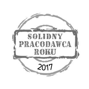 WYRÓŻNIENIE „SOLIDNY PRACODAWCA ROKU 2017”