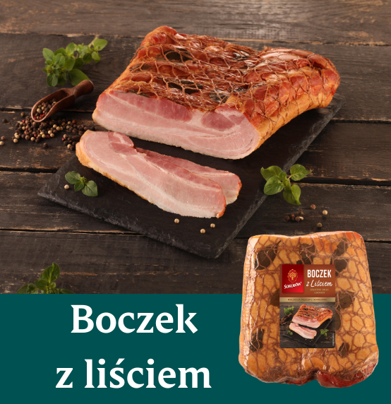 boczek z liściem