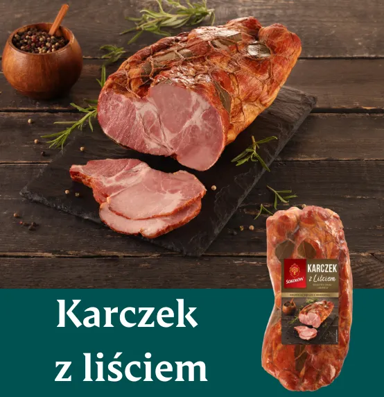 karczek z liściem