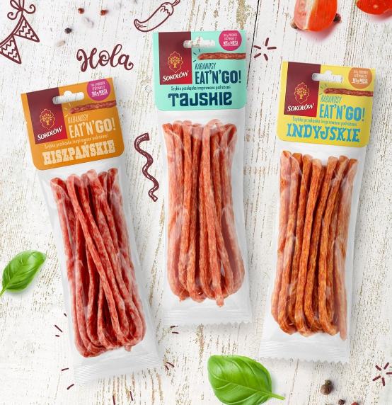 Nowość – kabanosy EAT’N’GO od Sokołowa